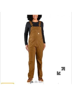 Carhartt Rugged Flex Canvas Bib Tall Overalls